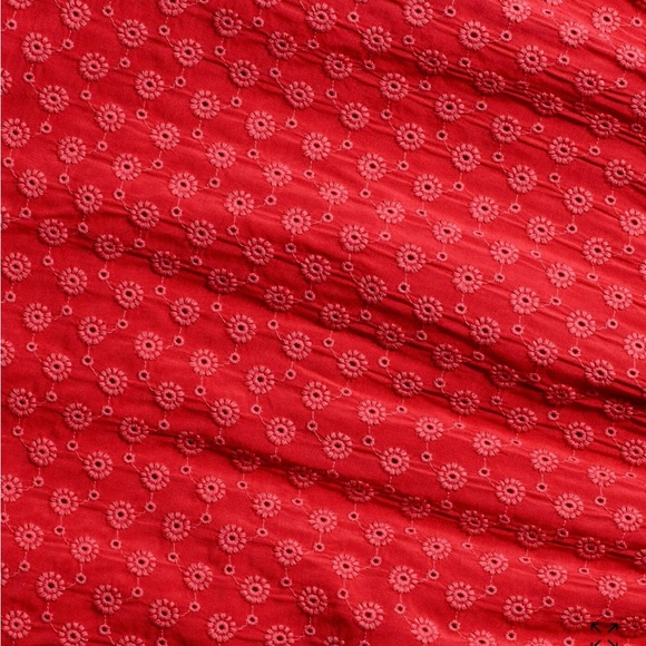 Madewell Eyelet Lucie Smocked Mini Dress - Size Small - Picture 5 of 13